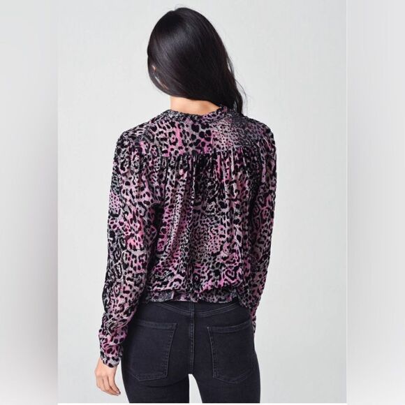 Zadig & Voltaire Tori Velours Devore Tunic. NWT. Small - Picture 3 of 10